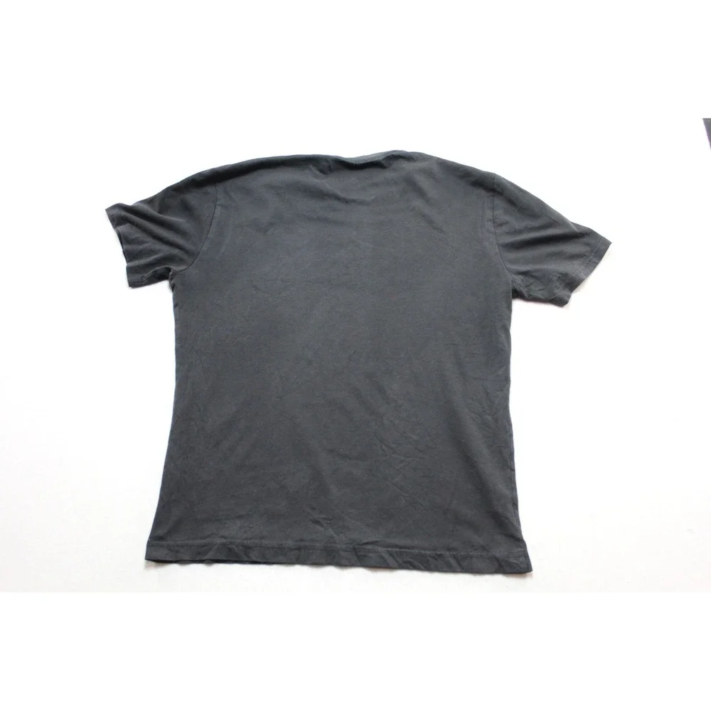 Banana Republic T-Shirt Mens Large Black Excellent Eco Premium Wash Crew Neck